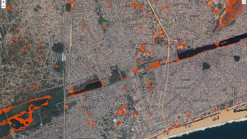 Mapping the Invisible: Flood Impact Analysis over Lomé (May 2024)